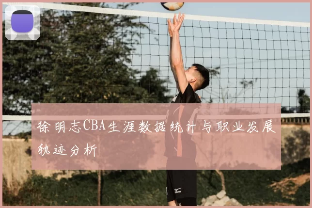 徐明志CBA生涯数据统计与职业发展轨迹分析