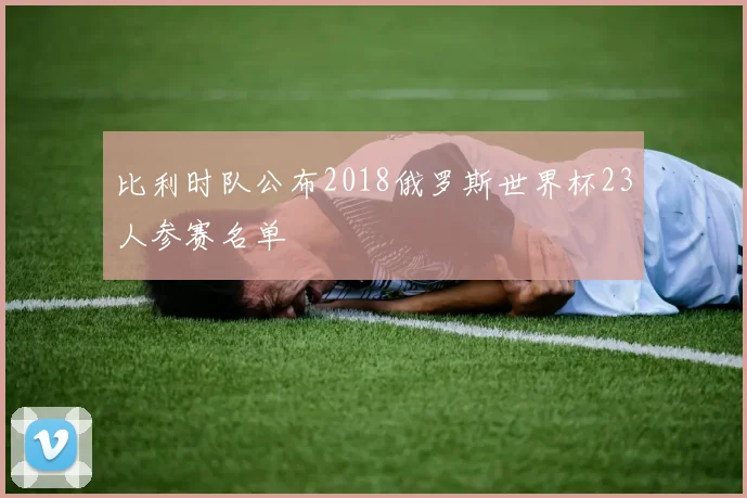 比利时队公布2018俄罗斯世界杯23人参赛名单